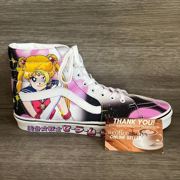Vans Sailor Moon Sk8-Hi Pretty Guardians High Tops Men's NWOB - Picture 4 of 11